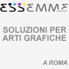 Logo Esse Emme Group, testo: "Soluzioni per Arti Grafiche, a Roma".