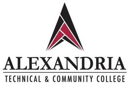 Logo of Alexandria Technical & Community College with stylized 'A' in black and red.