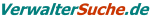 Logo: Der Text "VerwalterSuche.de" in grün und rot auf weißem Hintergrund.