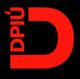 Logo "DPIÚ" in rosso su sfondo nero.