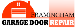 Red and black "Framingham Repair" logo with a house silhouette and gradient background.