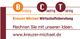 Logo der Wirtschaftsbegleitung mit „BCT“ und Webseite „www.kreuzer-michael.de“.
