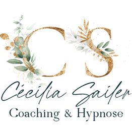 Logo floral "CS" pour Cécilia Sailer, Coaching & Hypnose.