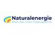 Logo von Naturalenergie Rhein-Main GmbH mit buntem Halbkreis und Schrift in Blau.