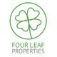 Green four-leaf clover logo with the text "Four Leaf Properties" below.
