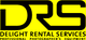 Logo mit gelbem Hintergrund: "DRS Delight Rental Services" und "Professional Photographer's Equipment".