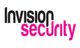 Invision Security logo with black and pink text.