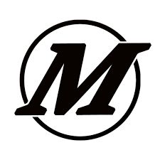 Buchstabe "M" in Schwarz, umgeben von einem Kreis, auf weißem Hintergrund.