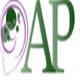 A stylized "AP" logo with abstract circles and lines on the left.