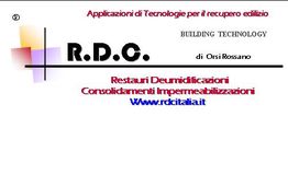 Logo con testo: "R.D.C. di Orsi Rossano" e sito web "www.rdcitalia.it".