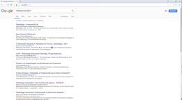 Google-Suchergebnisseite für "Webdesign Düsseldorf", mit mehreren Websites in den Resultaten.