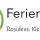 Ferienhaus-logo, Residenz Klein Vink 300. Groen huisicoon in cirkel.