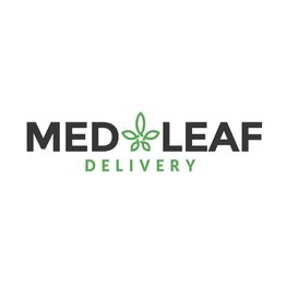 Med Leaf Delivery logo with a green leaf icon between "Med" and "Leaf."