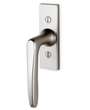 Fenstergriff Deneb Eta, matt vernickelt