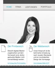 Screenshot unserer Webseite www.u-p-media.de