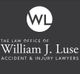 Logo for William J. Luse, Accident & Injury Lawyers, with initials "WL" in a circle.