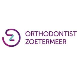 Logo met tekst "Orthodontist Zoetermeer" en een gestileerde "OZ" in een cirkel.