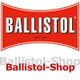 Logo von Ballistol mit rotem Hintergrund und Text "Ballistol-Shop".