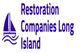 Logo of "Restoration Companies Long Island" with a blue sailboat graphic.