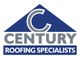 Century Roofing Specialists logo with a blue triangle and large "C."