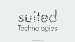 Logo mit Schriftzug: "suited Technologies" und Website-URL "www.suitec.de".