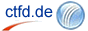Logo mit "ctfd.de" und kreisförmigem, blauem Symbol rechts.