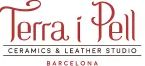 Logo de Terra i Pell en Barcelona, estudio de cerámica y cuero.