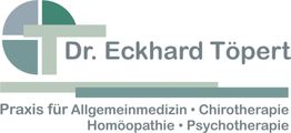 Logo von Dr. Eckhard Töpert, Praxis für Allgemeinmedizin, Chirotherapie, Homöopathie, Psychotherapie.