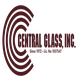 Logo of Central Glass, Inc. with red arcs and text.