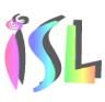 Buntes "ISL"-Logo mit Farbverlauf von Rosa, Blau zu Grün auf weißem Hintergrund.