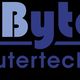 Logo von Bit-Bytes Computertechnik zum 20-jährigen Jubiläum, mit Lorbeerkränzen.
