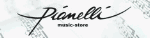 Logo des Pianelli Music Store mit Noten im Hintergrund.