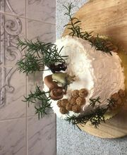 Torte mit essbaren Deco