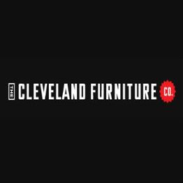 Logo of Cleveland Furniture Co. with a red circular design on a black background.
