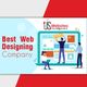 Illustration of people working on a website titled "Best Web Designing Company".