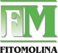 Logo de FITOMOLINA con las letras FM en verde sobre un fondo blanco y negro.