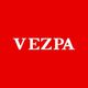 Imagem com fundo vermelho e a palavra "VEZPA" em letras brancas.
