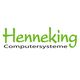 Logo mit grünem "Henneking" und schwarzem "Computersysteme" Schriftzug auf weißem Hintergrund.