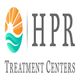 Logo with an orange and teal sunburst, text: "HPR Treatment Centers".