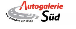 Logo der Autogalerie Süd mit Straße und Slogan: "Wir bewegen den Süden".