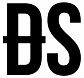Letras "D" y "S" en negrita, con una barra en el medio de la "D".