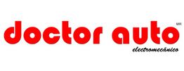 Texto en rojo: "doctor auto, electromecánico". Fondo blanco.
