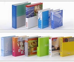 Individuell bedruckte, produzierte Büroordner