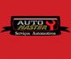 Logotipo da Auto Master em fundo vermelho, com texto "Serviços Automotivos" e uma chave inglesa.