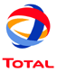 Logo mit buntem Globus und dem Schriftzug „Total“ darunter.