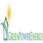 Green Power Energy logo with a house, solar panel, and sun.