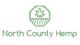 North County Hemp logo with a stylized leaf inside a geometric shape above the text.