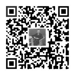 QR-Code mit einem historischen Schwarz-Weiß-Foto in der Mitte.