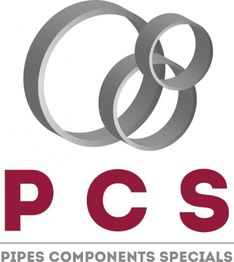 Logo mit drei ineinander verschlungenen grauen Kreisen, darunter die Buchstaben PCS.