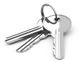 Drei silberne Schlüssel an einem Metallring.